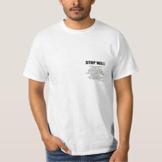 T-shirt-STOP KRIG liten T Shirt