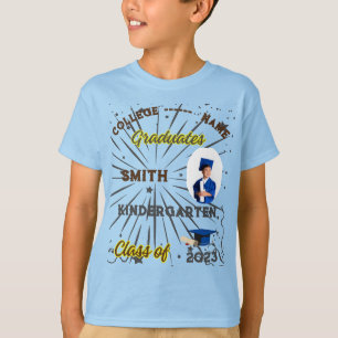 T-Shirt Student,foto namn. kindergarten