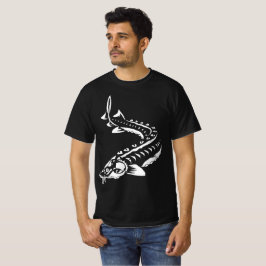T-SHIRT-STURGEON FISH-SJÖ STURGEON TRIBAL T SHIRT