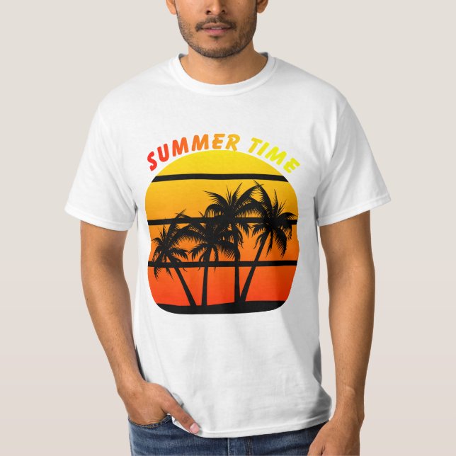 T-shirt Summer time (Framsida)