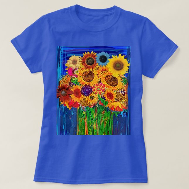 T shirt ~ Sunblommor (Design framsida)
