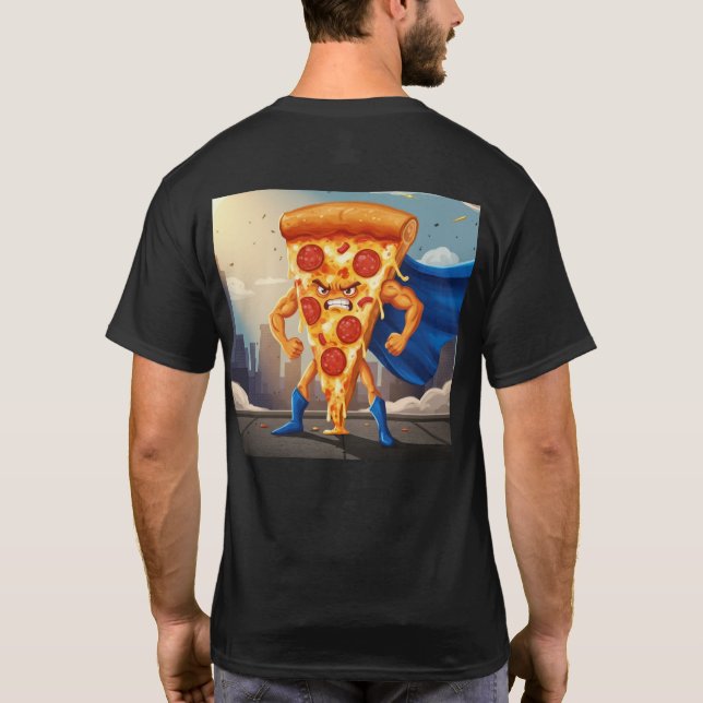 T-shirt Super Pizza (Baksida)