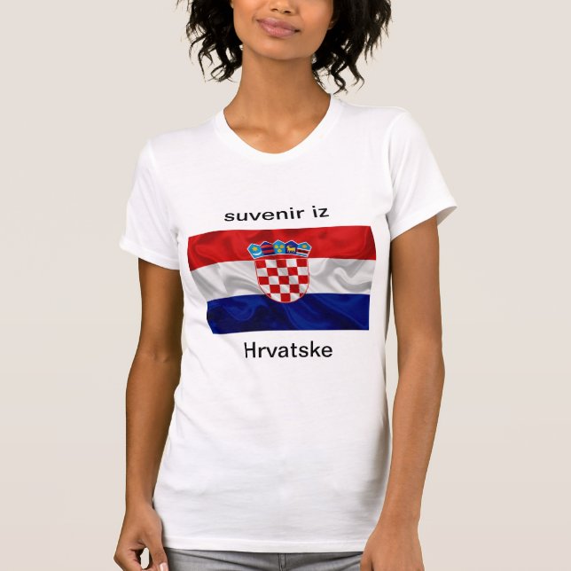 T-shirt suvenir iz Hrvatske (Framsida)