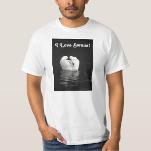 T-Shirt Svan Swimming, I Kärlek Svanar