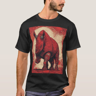 T-shirt, svart, Red Rhino T Shirt
