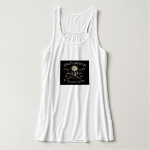 T-Shirt - Svartvit Linne Med Racerback