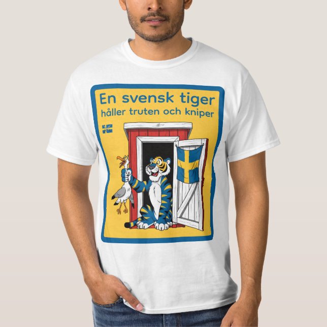 T-shirt — Svensk tiger (Framsida)