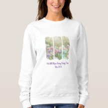 T-Shirt/Sweatshirt. Blommönstret Brushstroke.