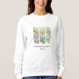 T-Shirt/Sweatshirt. Blommönstret Brushstroke. T Shirt