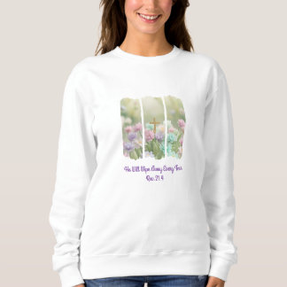 T-Shirt/Sweatshirt. Blommönstret Brushstroke. T Shirt