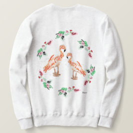 T-Shirt/Sweatshirt: Flamingos with Vine & Ro T Shirt