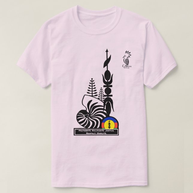 T-shirt T-shirt/Fraternité. Solidarité. Justice. R (Design framsida)