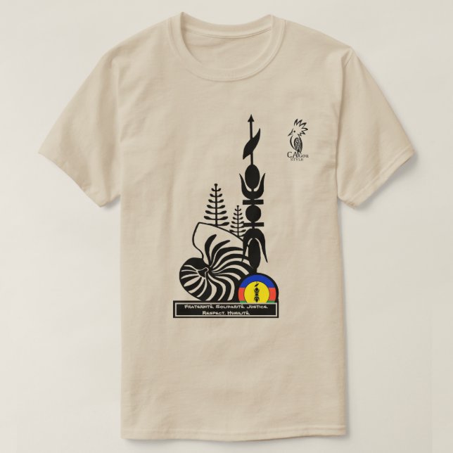 T-shirt T-shirt/Fraternité. Solidarité. Justice. R (Design framsida)