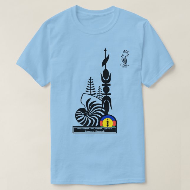 T-shirt T-shirt/Fraternité. Solidarité. Justice. R (Design framsida)