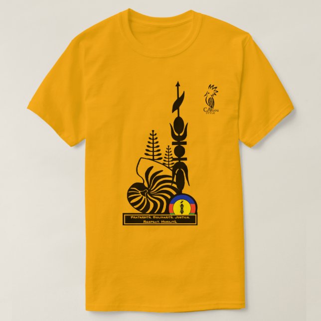 T-shirt T-shirt/Fraternité. Solidarité. Justice. R (Design framsida)