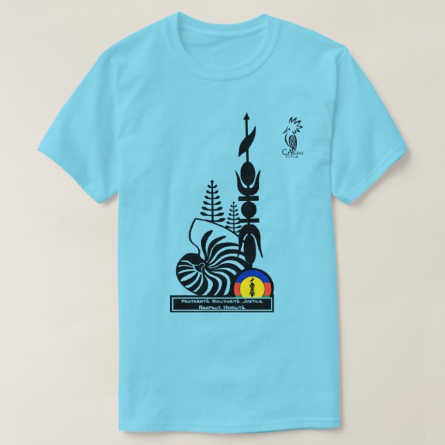 T-shirt T-shirt/Fraternité. Solidarité. Justice. R (Design framsida)