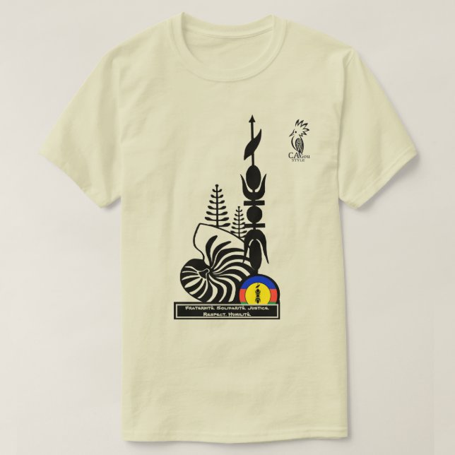 T-shirt T-shirt/Fraternité. Solidarité. Justice. R (Design framsida)