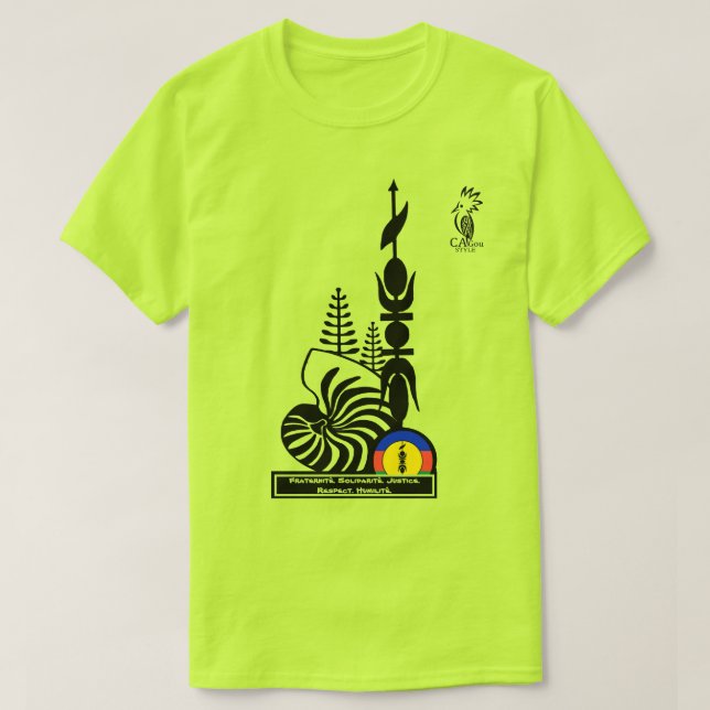 T-shirt T-shirt/Fraternité. Solidarité. Justice. R (Design framsida)