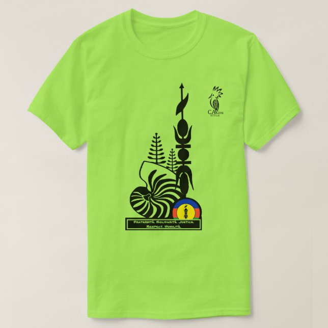 T-shirt T-shirt/Fraternité. Solidarité. Justice. R (Design framsida)