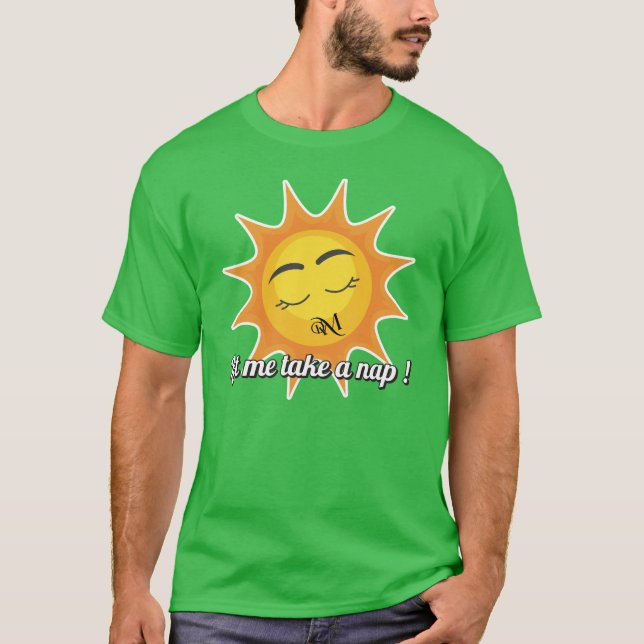 T-Shirt : Ta en kapsel (grönt) (Framsida)