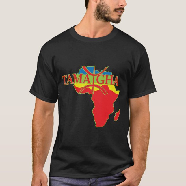 T-SHIRT TAMAZIGHA - MON BEAU MOTIF BERBERE (Framsida)