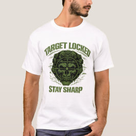 T-shirt Target Locked Tactical Skull