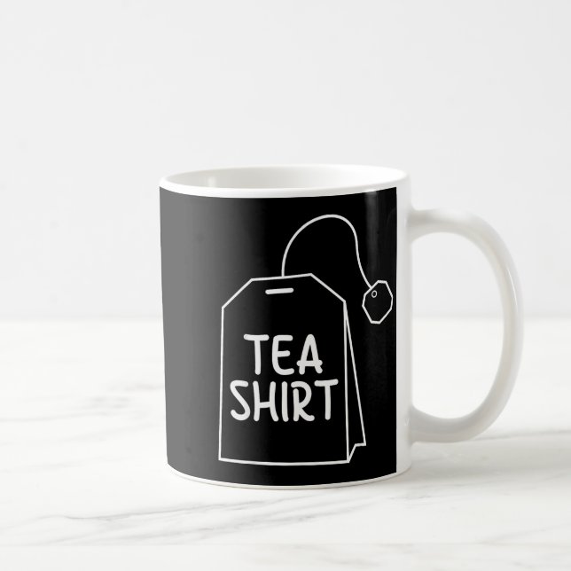 T-Shirt Te Tesked Funny Humor Design  Kaffemugg (Höger)