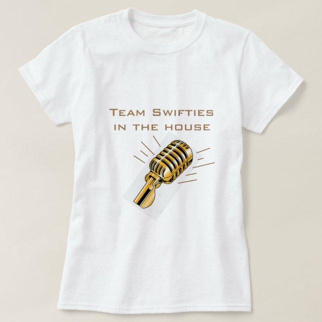 T-shirt Team Swifties (Design framsida)