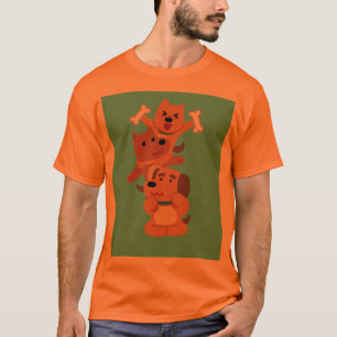 T-Shirt - Tecknad av Roligt - Kat & Hundar Design