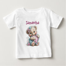 T-Shirt Teddybjörn Bebis Bebisdopp