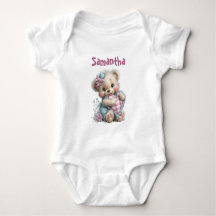 T-Shirt Teddybjörn Bebis Bebisdopp