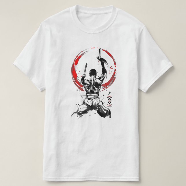 T - Shirt Test-Taiko-Drummer weiß T Shirt (Design framsida)