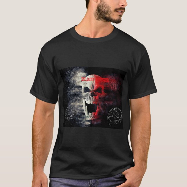 t-shirt tete de mort black (Framsida)