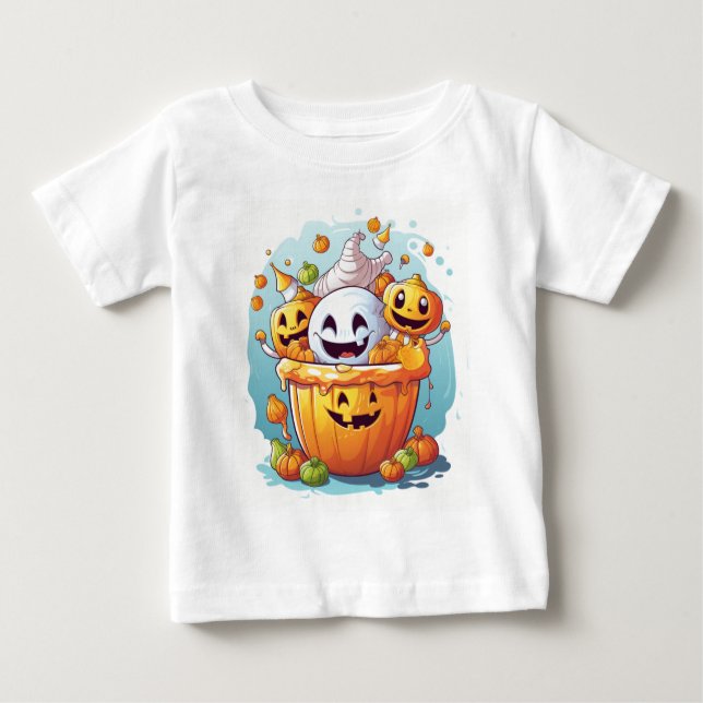 T-shirt The Enchanted Pumpkin Quest (Framsida)