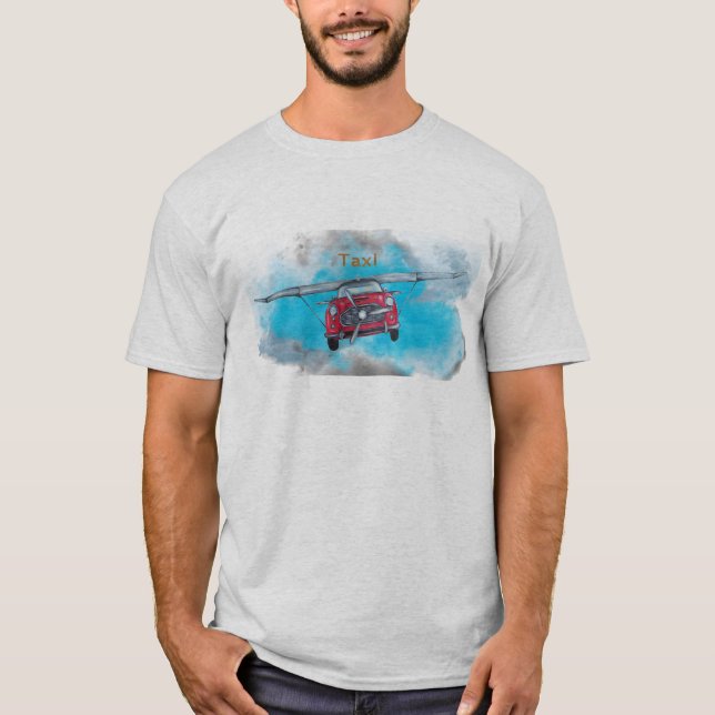 T shirt the taxi driver of the air (Framsida)