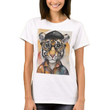 T-Shirt Tigercub-utskrift