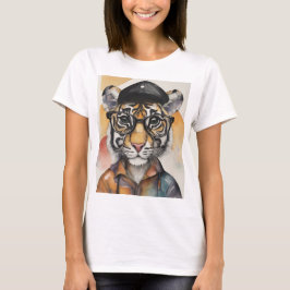 T-Shirt Tigercub-utskrift