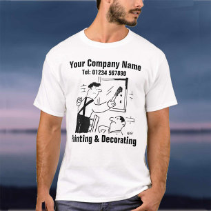 T-Shirt-tjänster för målnings- och dekorationstjän T Shirt