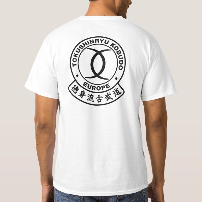T-Shirt Tokushinryu, Kobudo, Europa (Baksida)