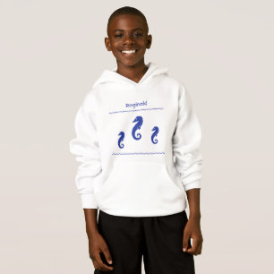 T-shirt - Tre sjöhästar med Namn