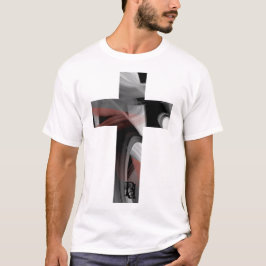 T-Shirt Trend Abstrakt Black White Power