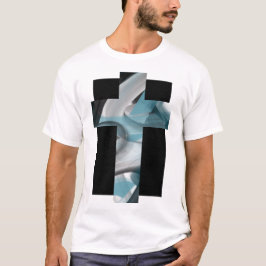 T-Shirt Trend Abstrakt Blue Ocean