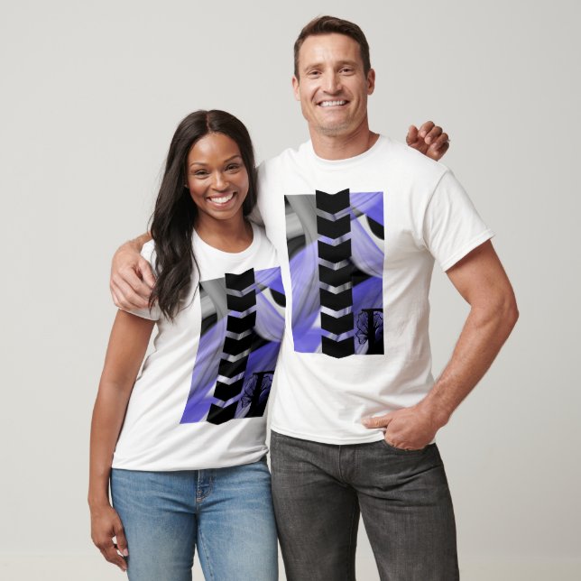 T-Shirt Trend Abstrakt Lavender Violet (Unisex)