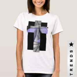 T-Shirt Trend Abstrakt Lavender Violet