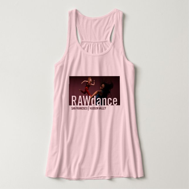 T-Shirt Tri-Blend Shirt Linne Med Racerback (Design framsida)