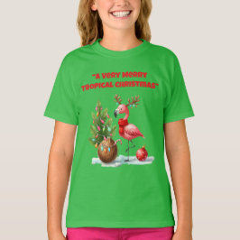 T-Shirt -Tropical Christmas Family T Shirt
