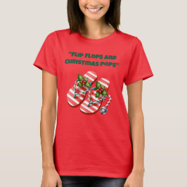 T-Shirt-Tropisk jul Familj T-tröjor T Shirt