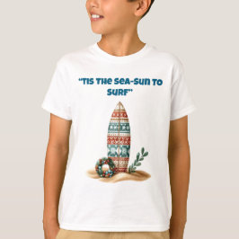 T-Shirt-Tropisk jul familje T-Shirt