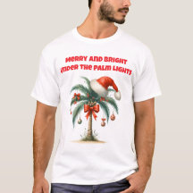 T-Shirt-Tropisk jul familje T-Shirt