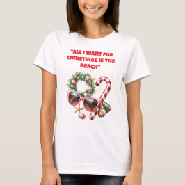 T-Shirt-Tropisk jul familje T-Shirt